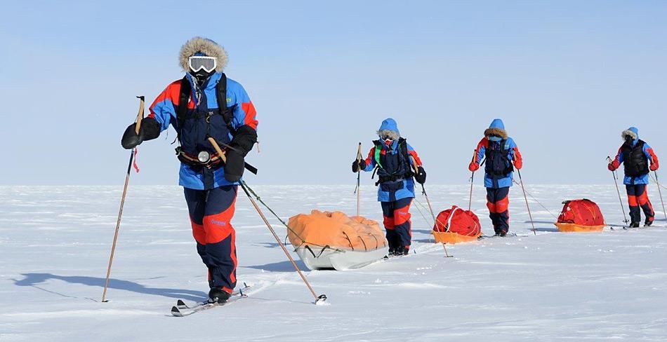 Ski-Expedition zum Südpol