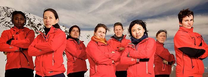 Acht Frauen unterwegs zum Südpol