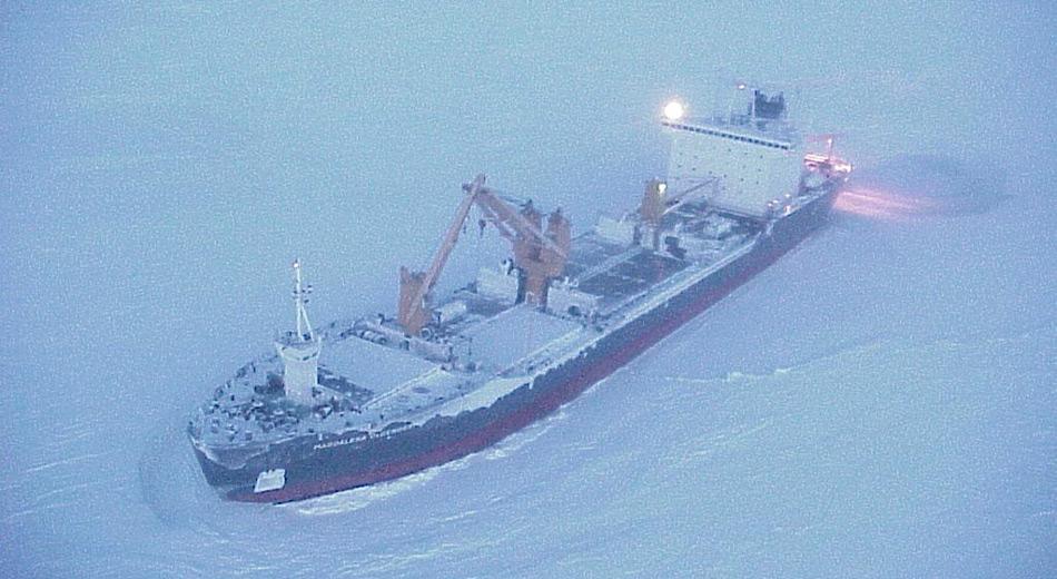 Die Â«Magdalena OldendorfÂ» sollte im Auftrag des russischen Forschungsinstituts Â«Arctic and Antarctic Research InstituteÂ» mehrere Stationen beliefern und Personal austauschen. Daraus wurde dann nichts.