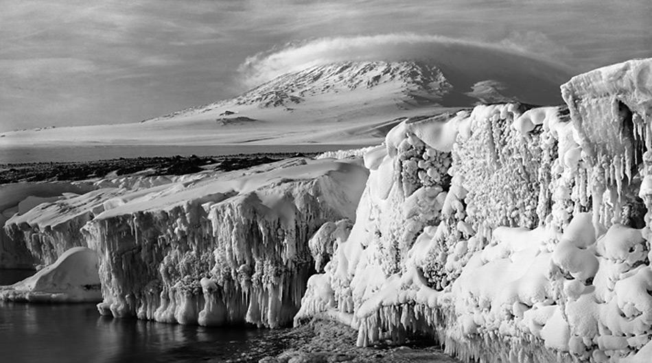 Der Mount Erebus ist der einzige noch aktive Vulkan in der Antarktis