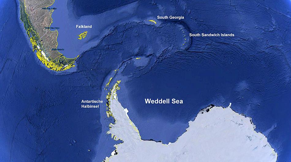Das Weddel Meer soll, wenn es nach den Anstrengungen verschiedener Interessengruppen geht zum Schutzgebiet erklÃ¤rt werden.