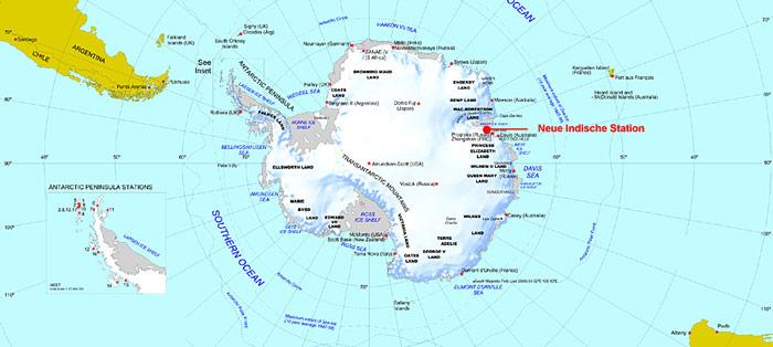Antarktis-Stationen