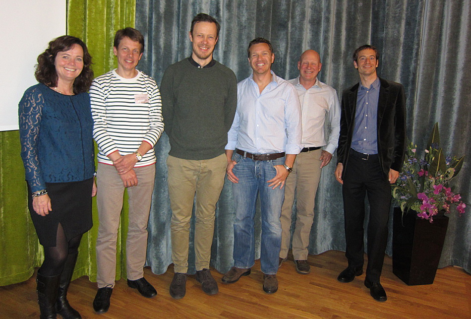 Der GeschÃ¤ftvorstand der AECO (von links nach rechts) besteht aus Frygg JÃ¸rgensen, Troels Jacobsen, JÃ¸rn Henriksen, Conrad Combrink, Bill Evans und Ilja Leo Lang. Bild: Frygg JÃ¸rgensen