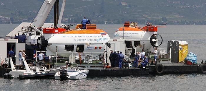 Russische U-Boote im Genfersee