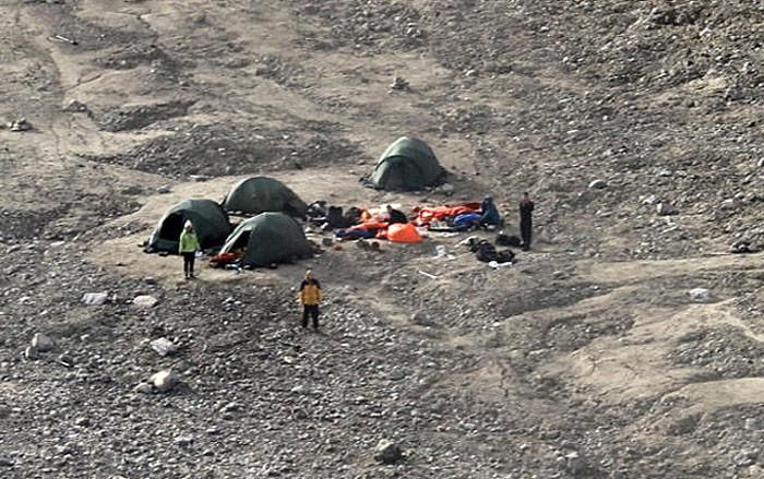 Eisbären Attacke auf Spitzbergen